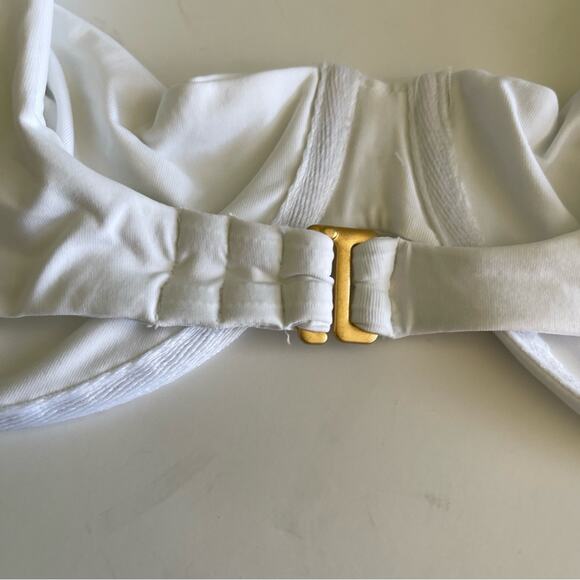 L*Space WHITE Tori Underwire Bikini Top - Picture 7 of 11